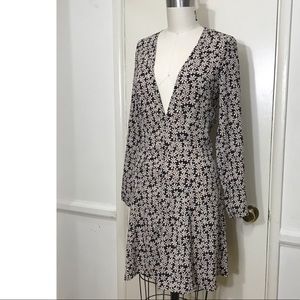 REFORMATION Floral Print Long Sleeve Dress